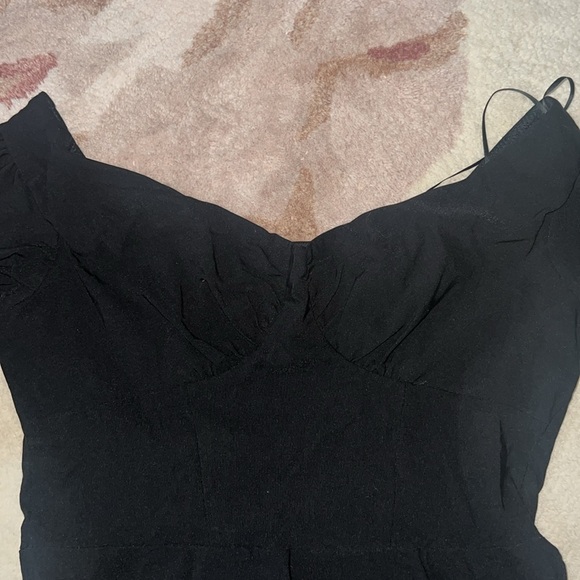 NEW Topshop Black Ruched Off-Shoulder Blouse - Picture 4 of 7